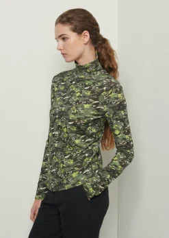 Women Derek Lam Tops<Lux Long Sleeve Turtleneck
