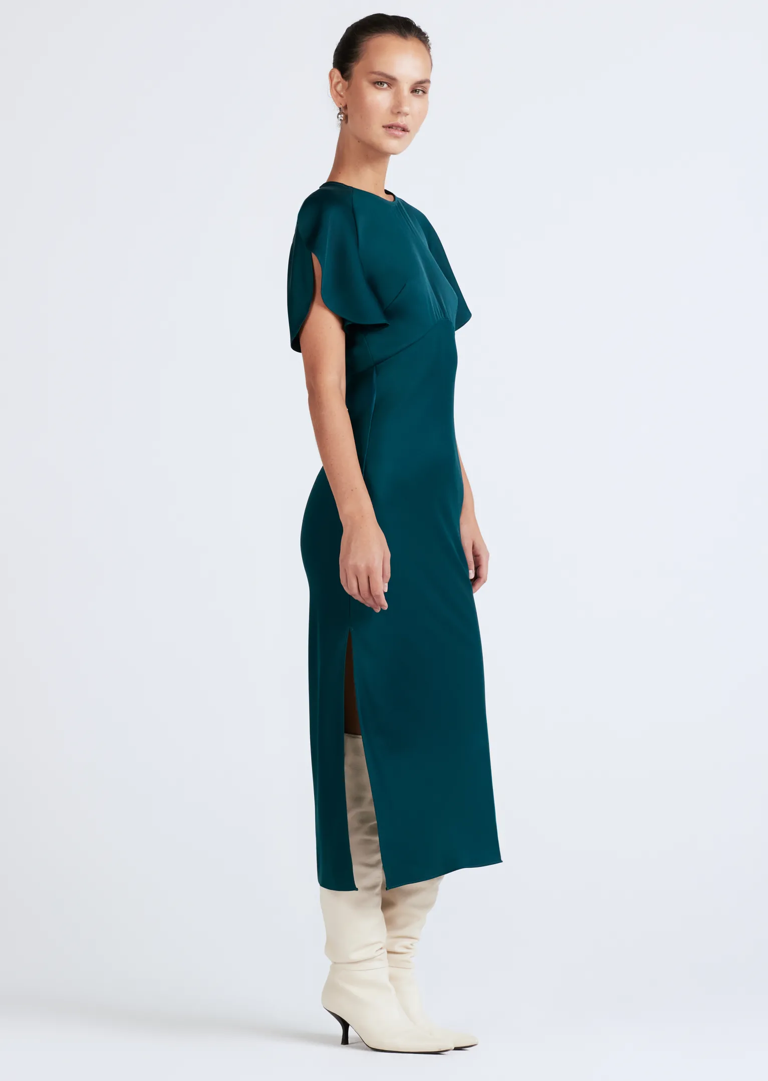 Women Derek Lam Dresses & Skirts<Lyra Petal Sleeve Midi Dress