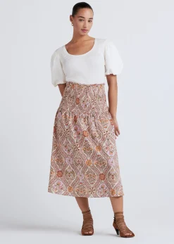 Women Derek Lam Dresses & Skirts<Madani Smocked Skirt