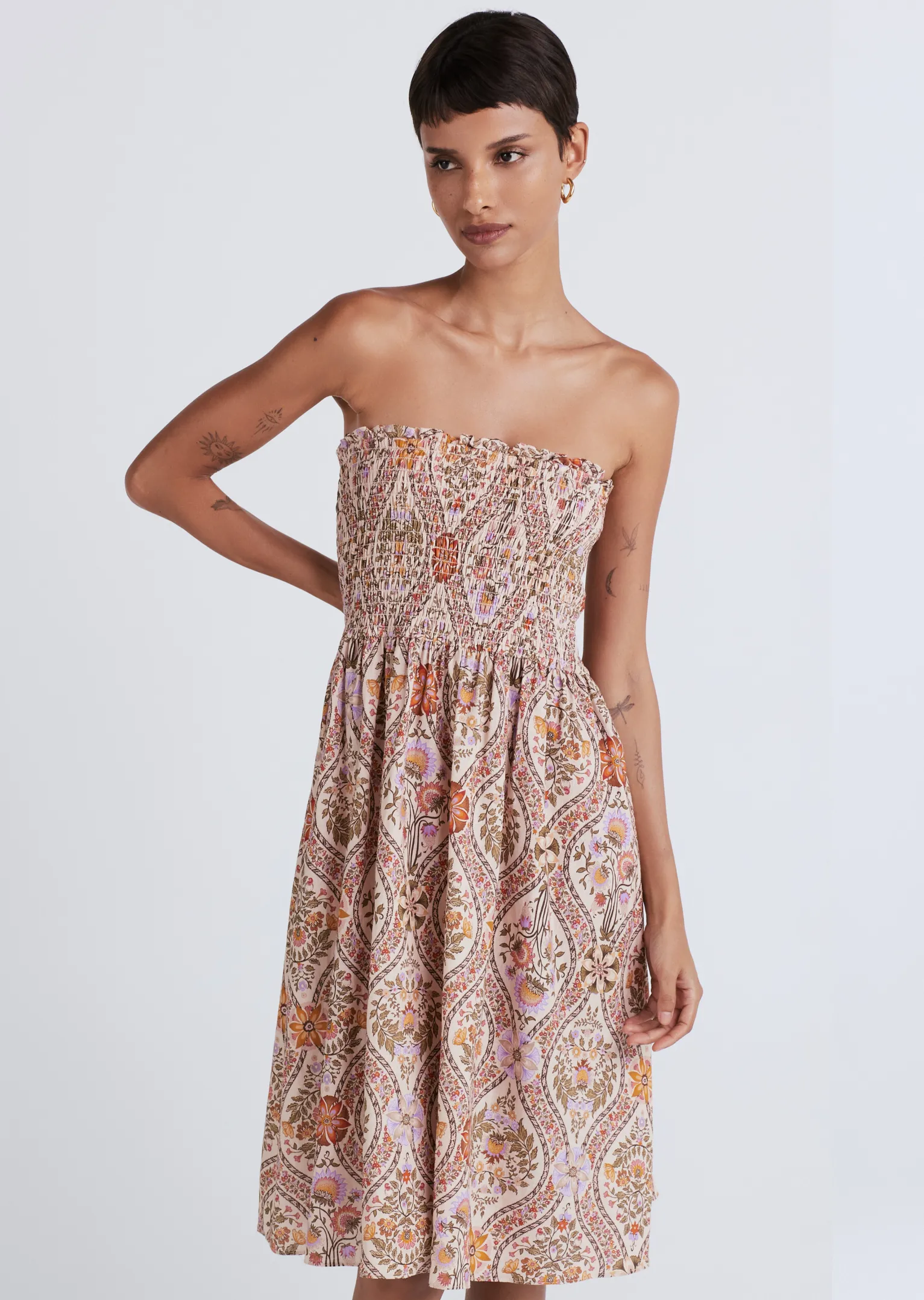 Women Derek Lam Dresses & Skirts<Madani Smocked Skirt