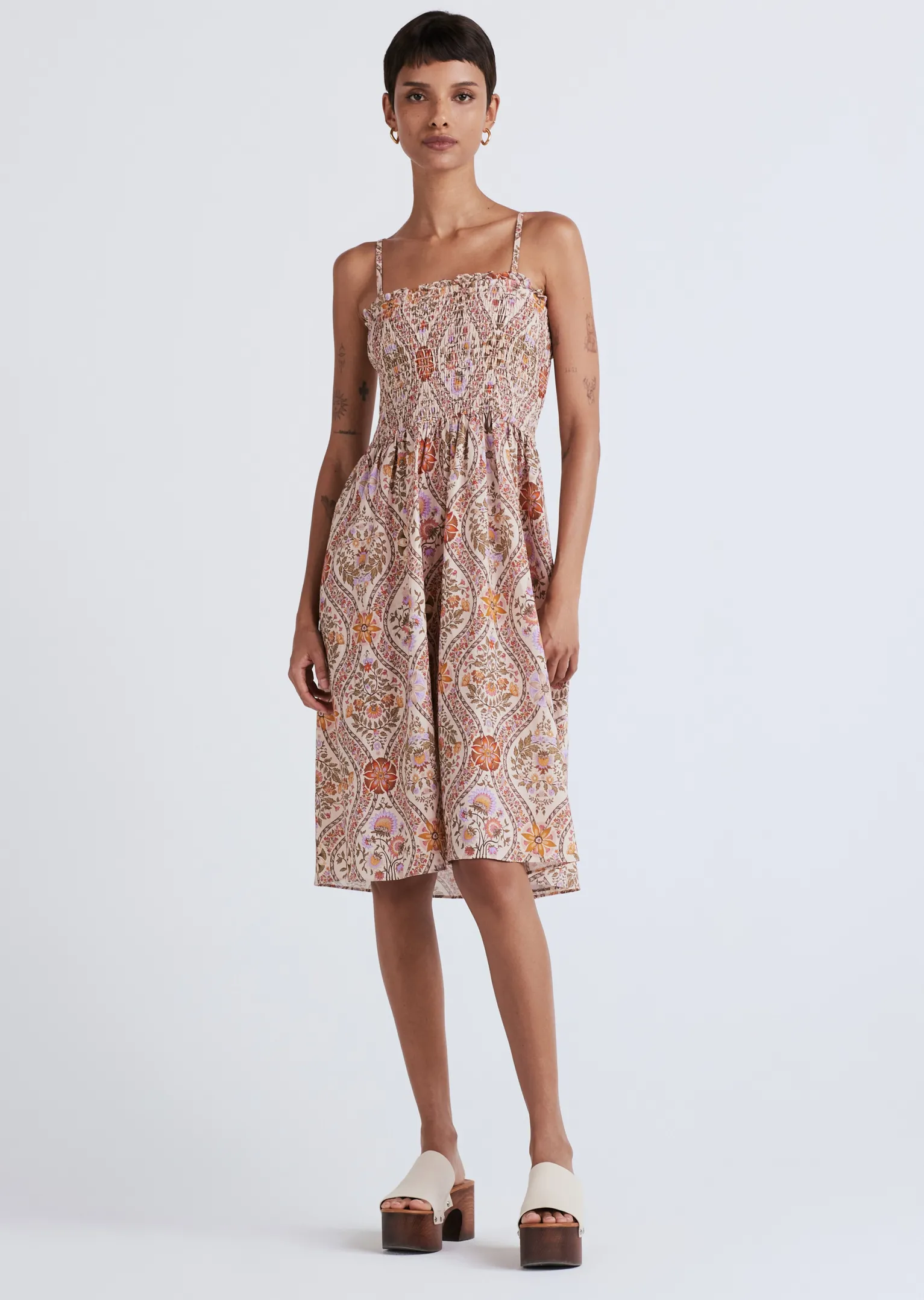 Women Derek Lam Dresses & Skirts<Madani Smocked Skirt