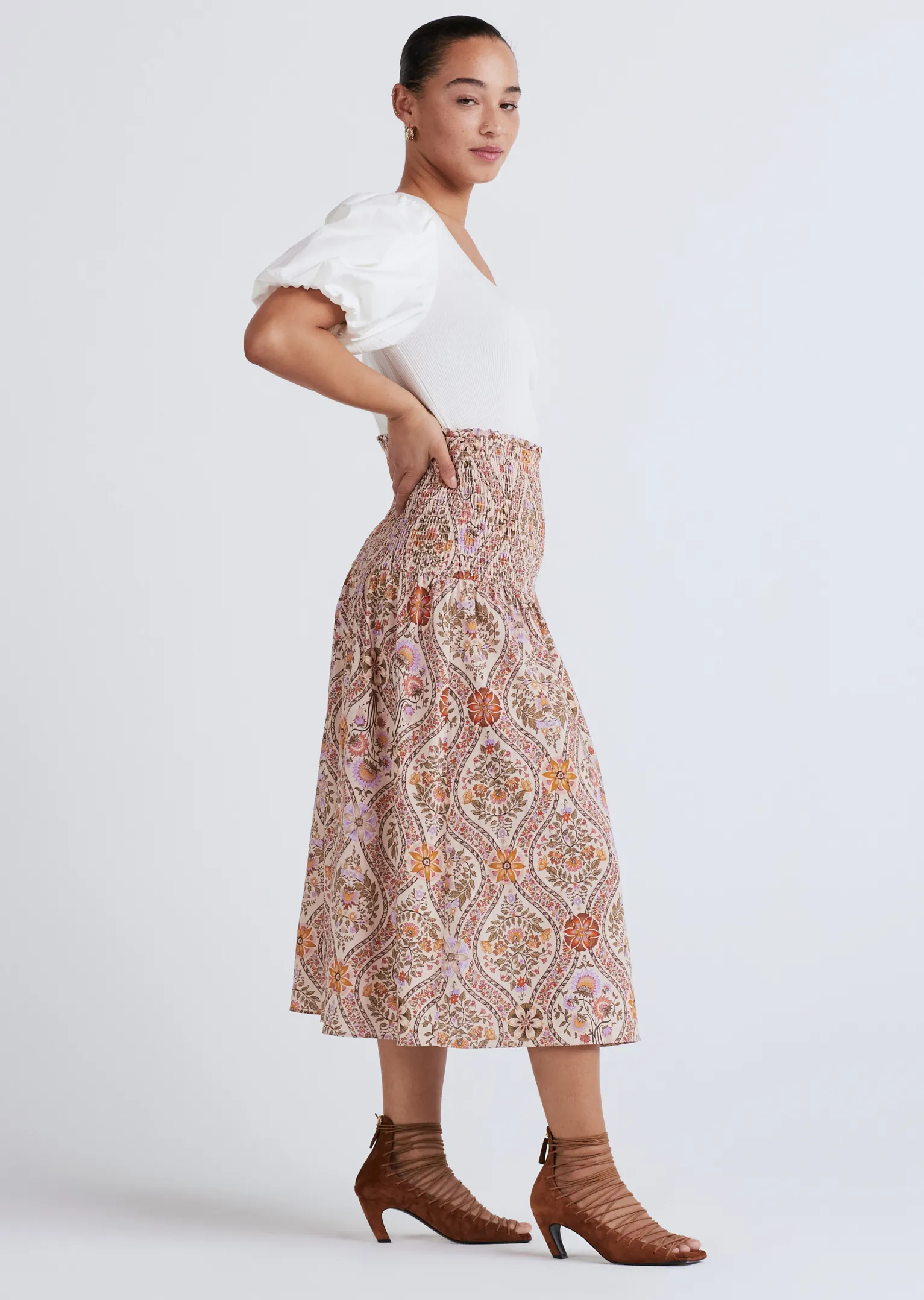 Women Derek Lam Dresses & Skirts<Madani Smocked Skirt