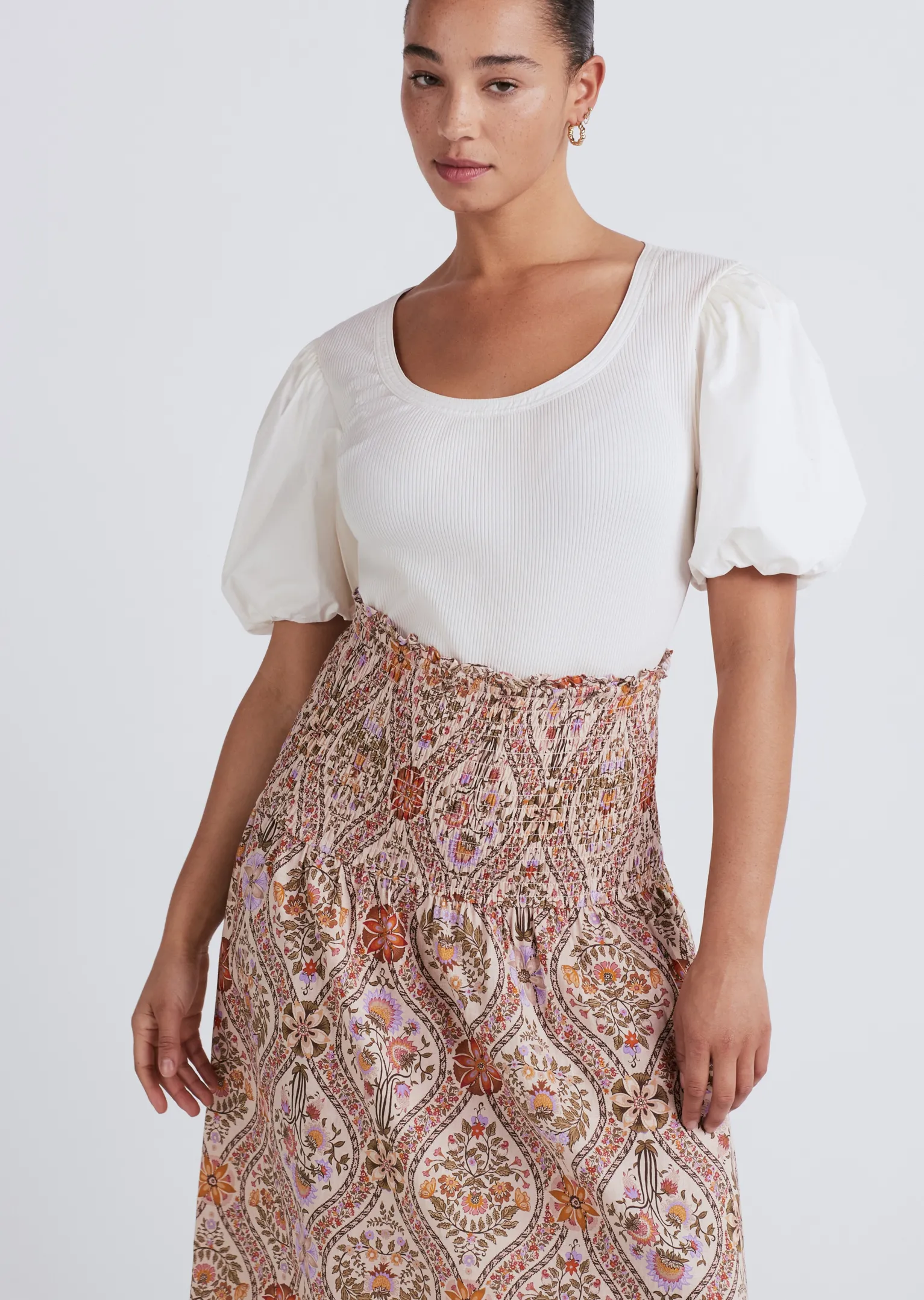 Women Derek Lam Dresses & Skirts<Madani Smocked Skirt