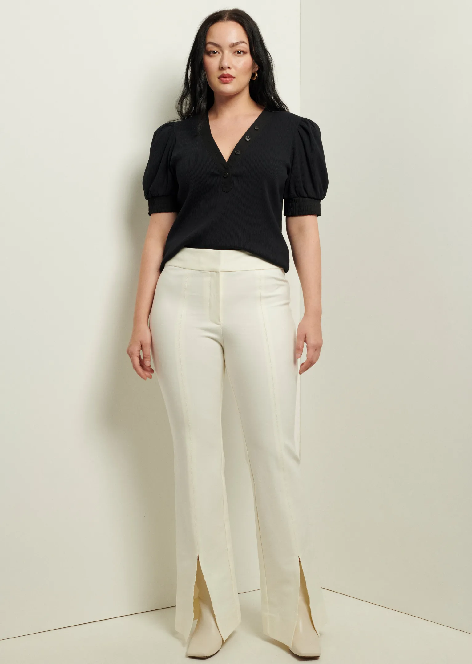Women Derek Lam Essentials<Maeve Front Slit Trousers