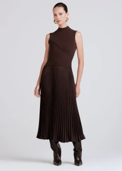 Women Derek Lam Dresses & Skirts<Maizie Mock Neck Sleeveless Dress