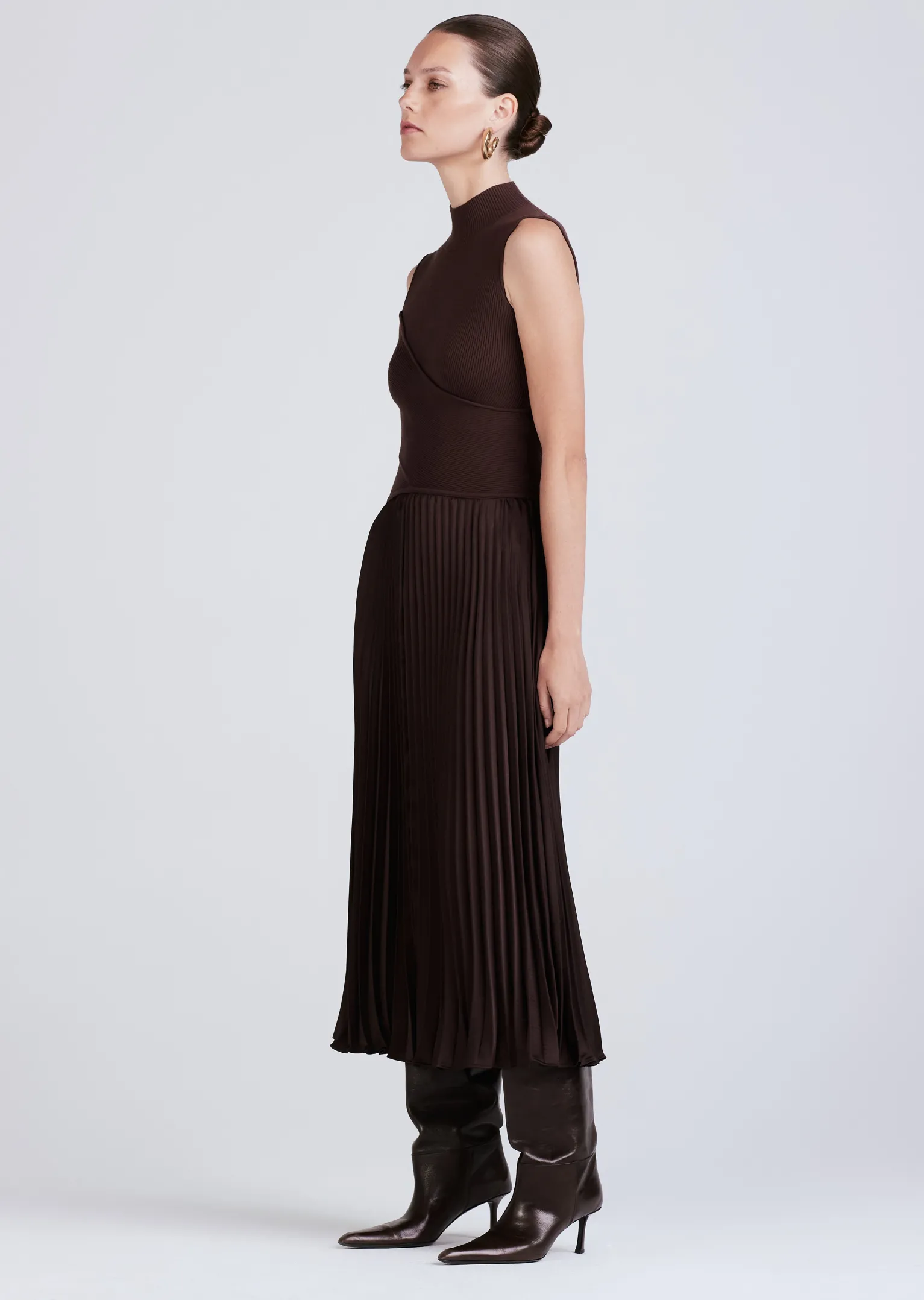 Women Derek Lam Dresses & Skirts<Maizie Mock Neck Sleeveless Dress