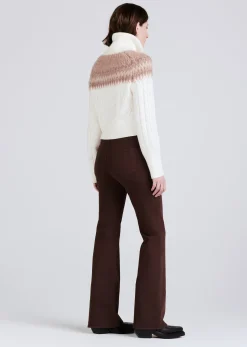 Women Derek Lam Tops<Marcella Cable Knit And Fair Isle Turtleneck