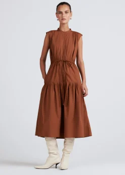 Women Derek Lam Dresses & Skirts<Margaret Waist Tie Sleeveless Midi Dress