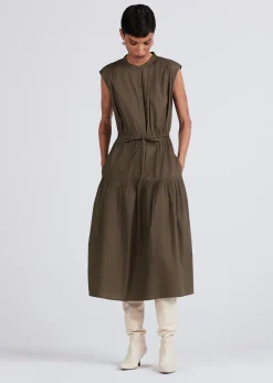 Women Derek Lam Dresses & Skirts<Margaret Waist Tie Sleeveless Midi Dress