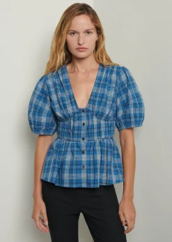Women Derek Lam Tops<Maureen Balloon Sleeve Top