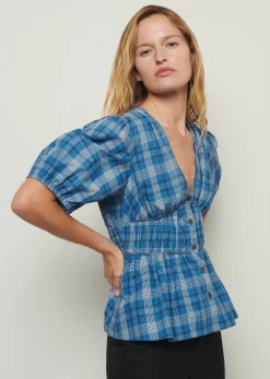 Women Derek Lam Tops<Maureen Balloon Sleeve Top