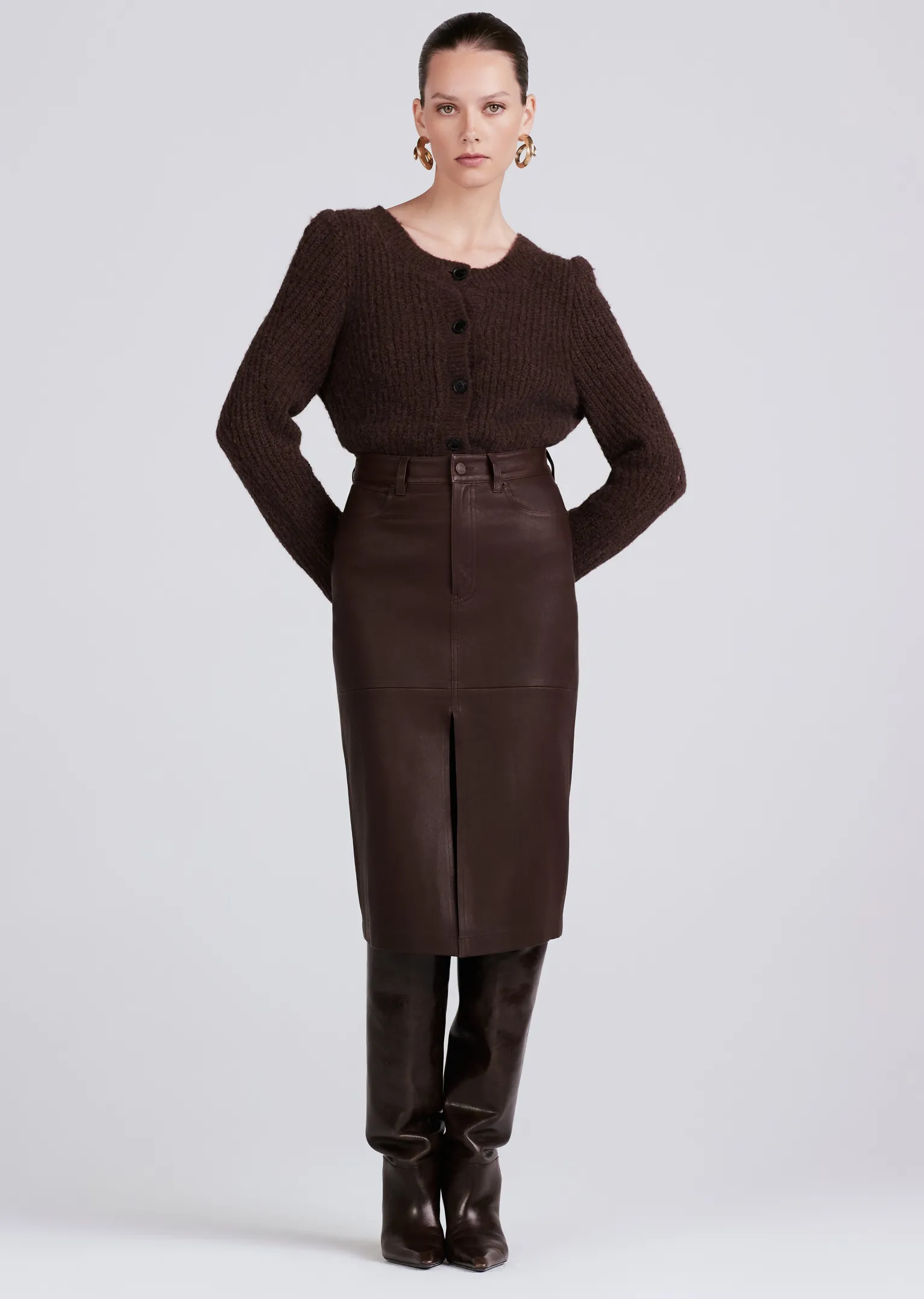 Women Derek Lam Dresses & Skirts<Mia Front Slit Pencil Skirt