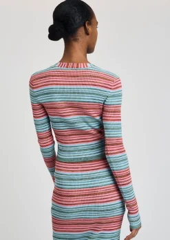 Women Derek Lam Sweaters<Milana Cropped Henley