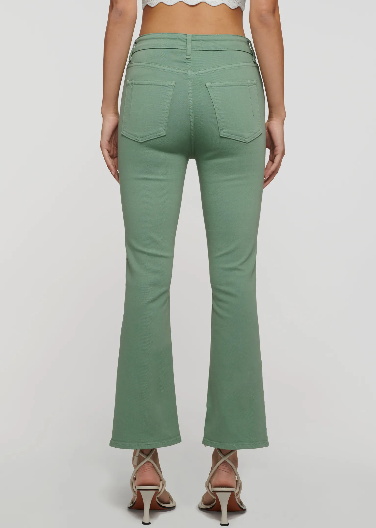 Women Derek Lam Pants & Shorts<Mira Front Slit Crop Flare Jeans