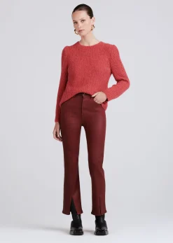 Women Derek Lam Denim<Mira Front Slit Crop Flare Jeans