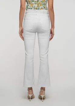 Women Derek Lam Pants & Shorts<Mira Front Slit Crop Flare Jeans