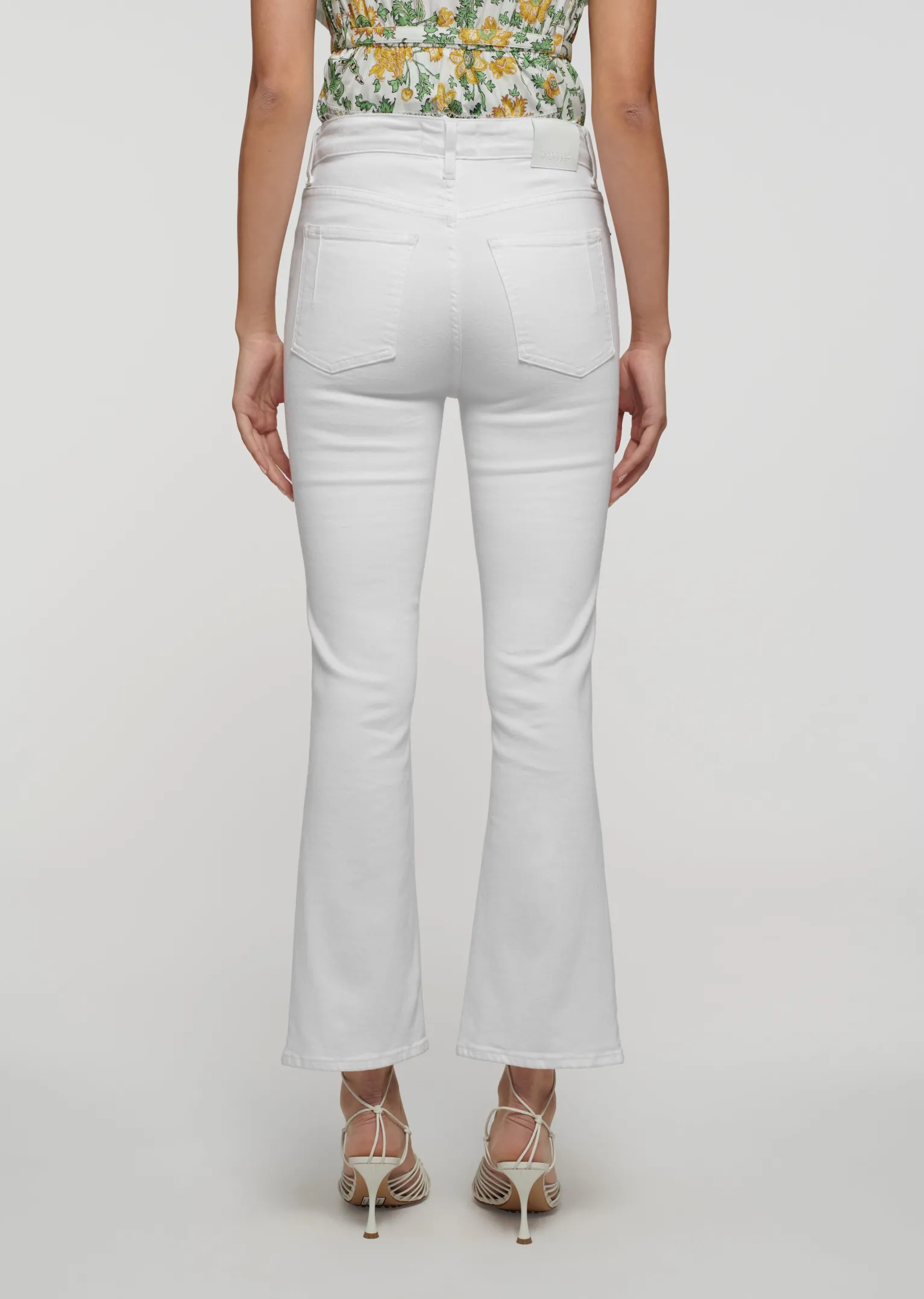 Women Derek Lam Pants & Shorts<Mira Front Slit Crop Flare Jeans