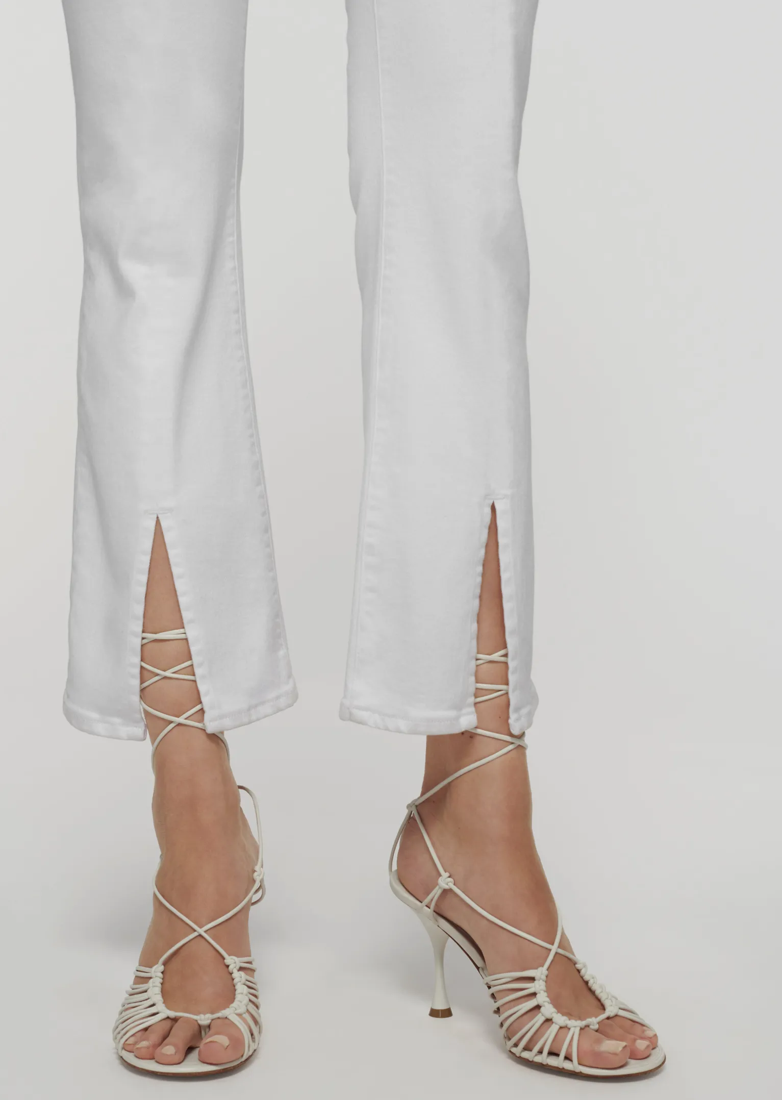 Women Derek Lam Pants & Shorts<Mira Front Slit Crop Flare Jeans