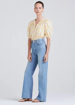 Women Derek Lam Tops<Nora Puff Sleeve Top