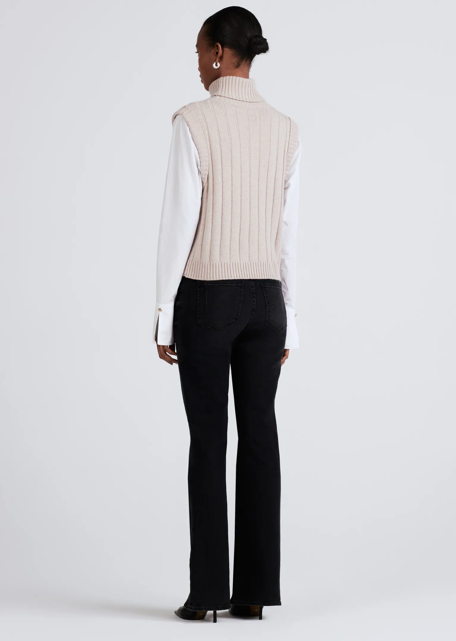 Women Derek Lam Sweaters<Paola Mixed Media Turtleneck Sweater