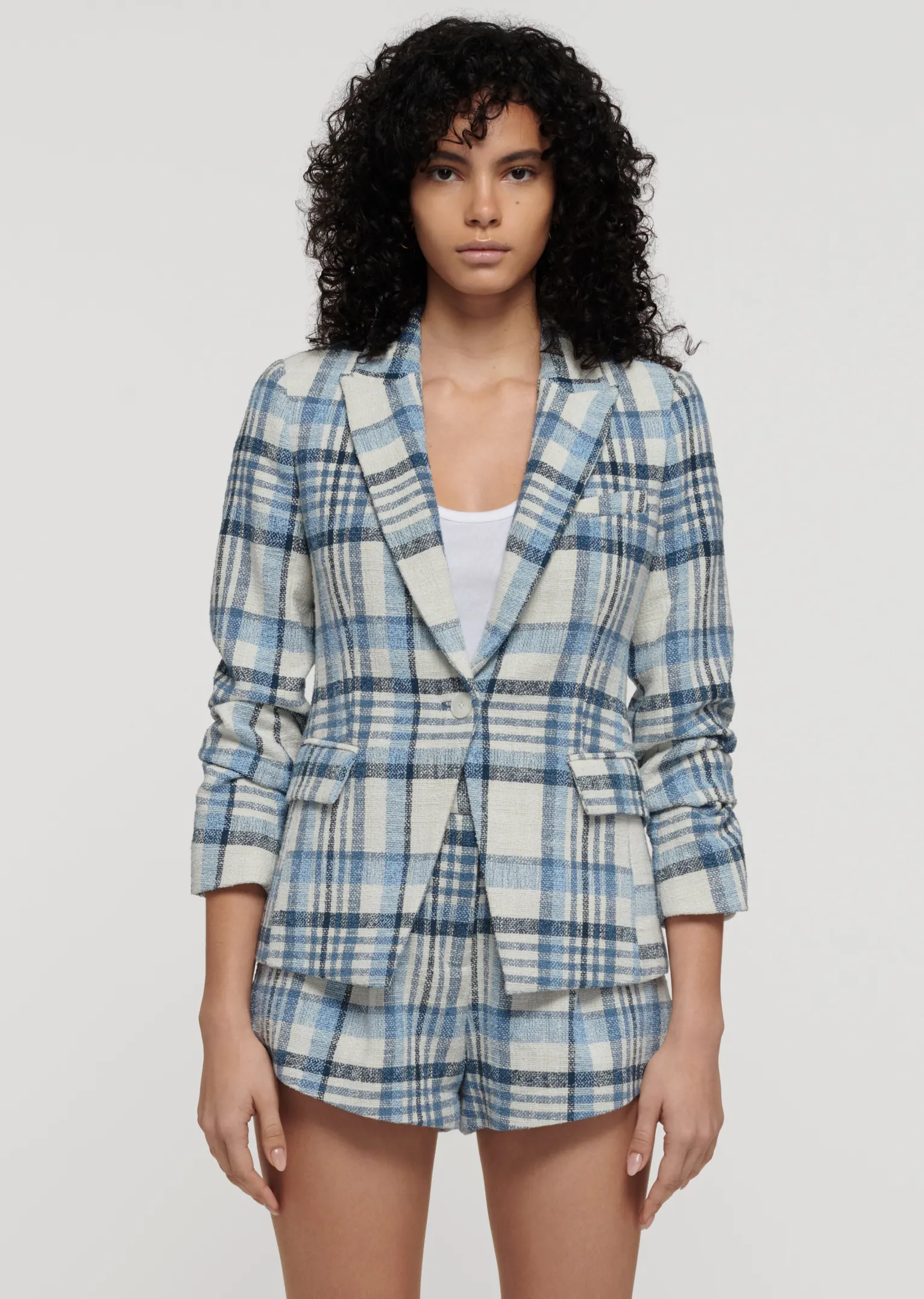 Women Derek Lam Jackets & Coats<Ralph Ruched Sleeve Jacket