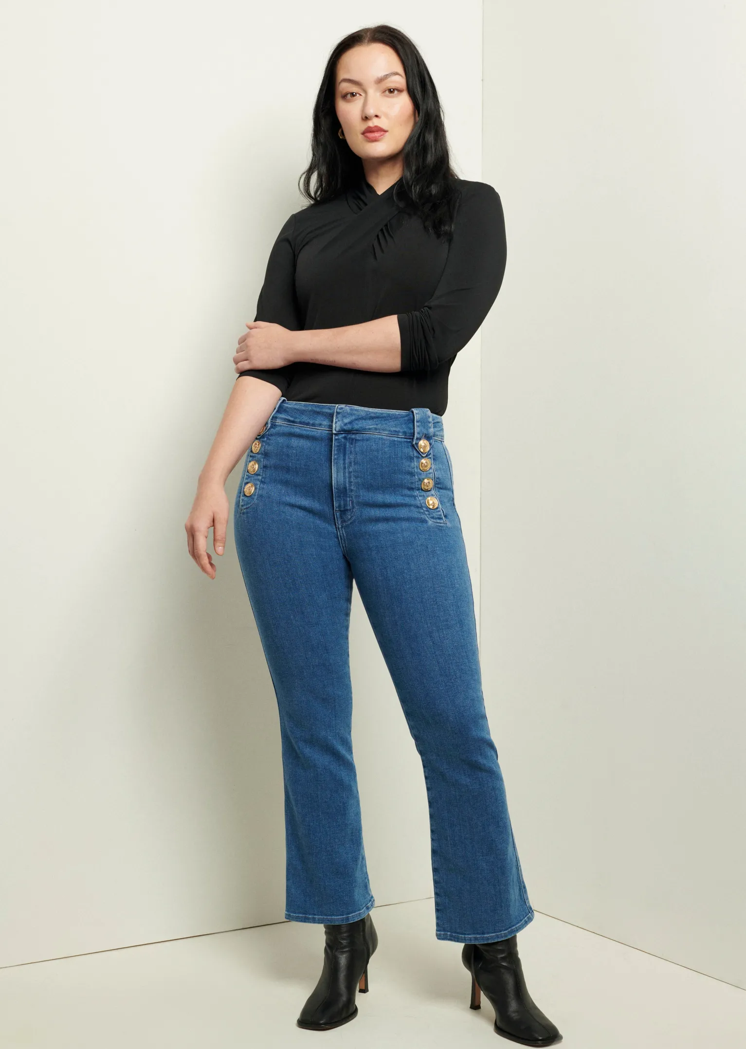 Women Derek Lam Denim<Robertson Crop Flare Jeans