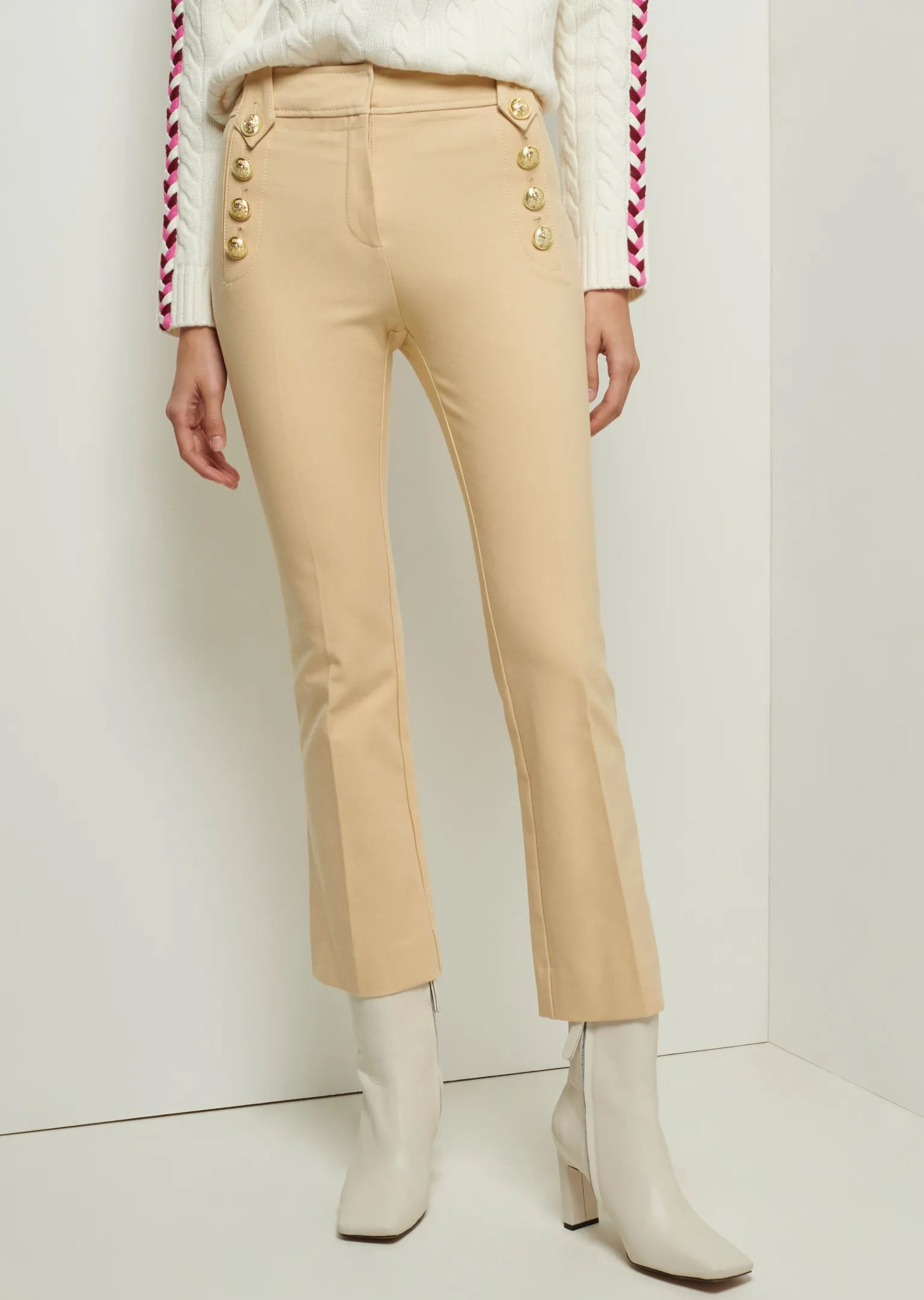 Women Derek Lam Pants & Shorts<Robertson Crop Flare Trousers