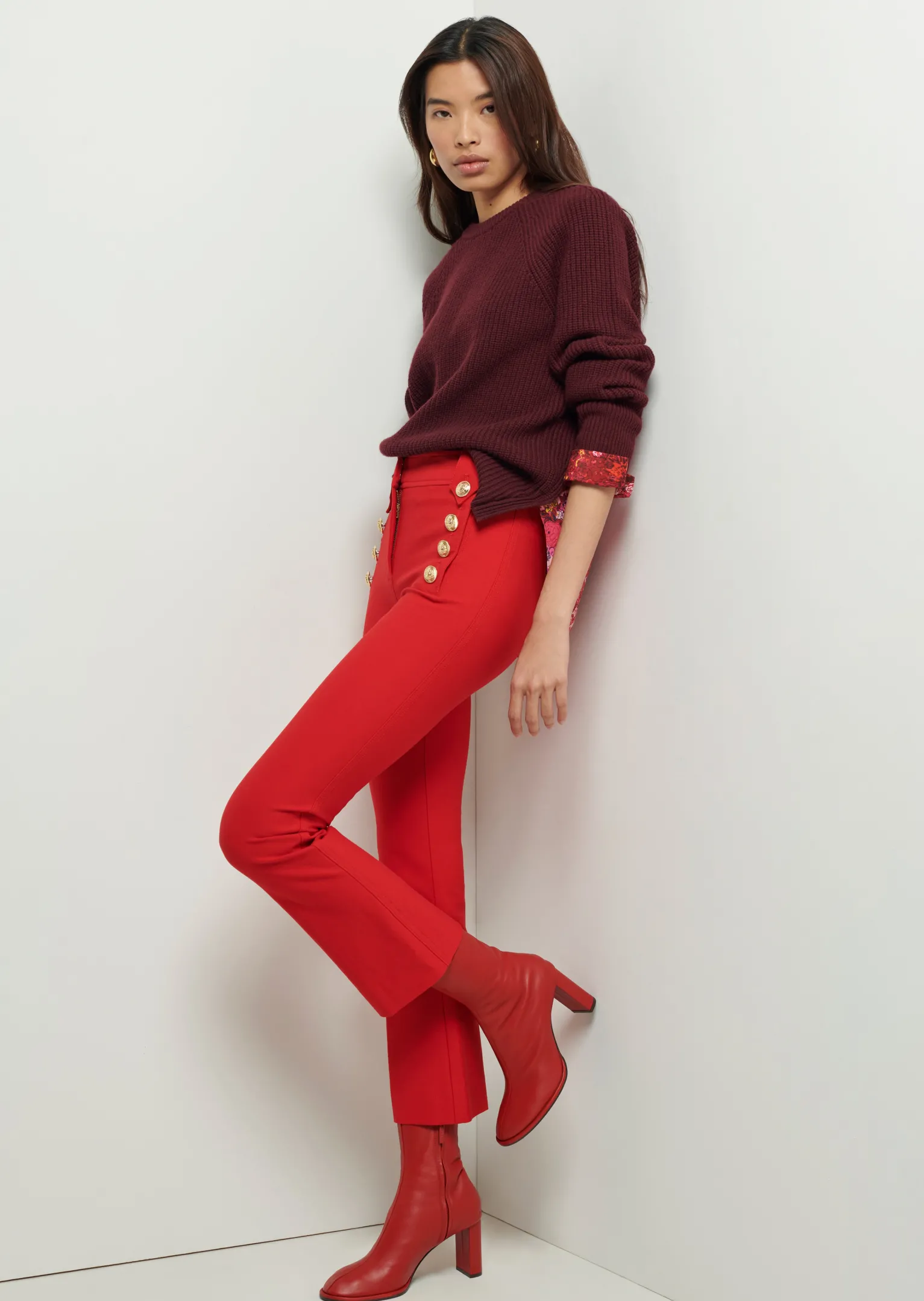 Women Derek Lam Pants & Shorts<Robertson Crop Flare Trousers