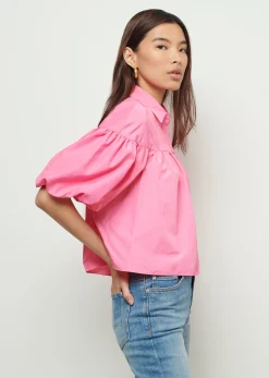 Women Derek Lam Tops<Rosa Balloon Sleeve Shirt