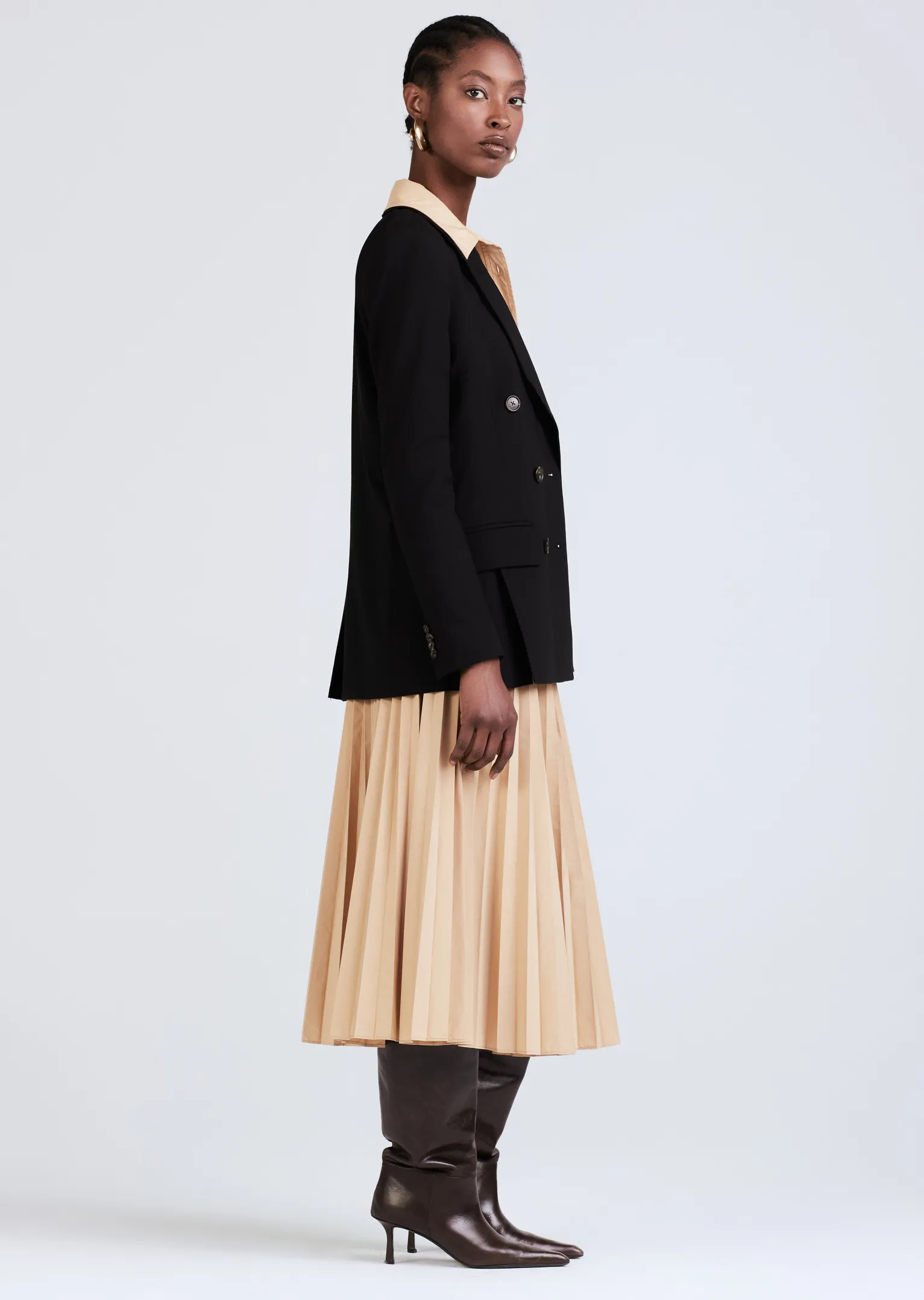 Women Derek Lam Jackets & Coats<Sandra Double Breasted Slit Blazer