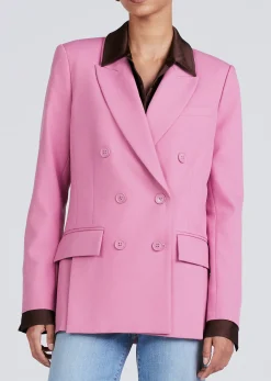 Women Derek Lam Jackets & Coats<Sandra Double Breasted Slit Blazer