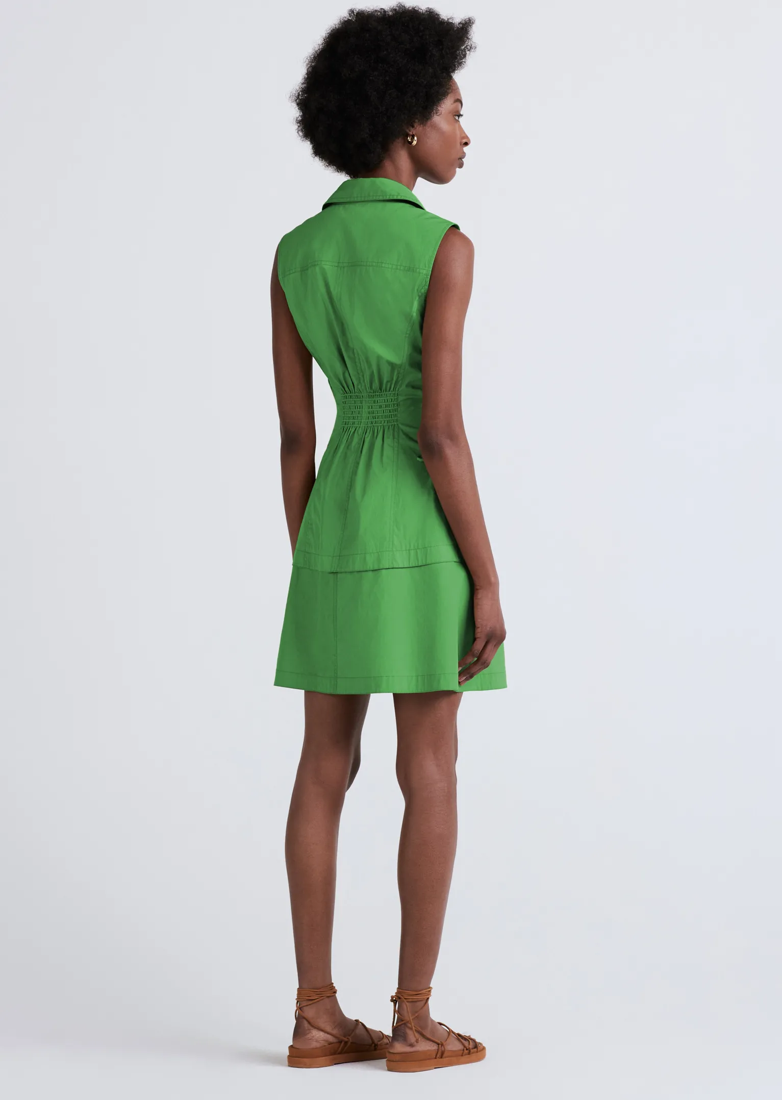 Women Derek Lam Dresses & Skirts<Serena Lace Up Shirt Dress