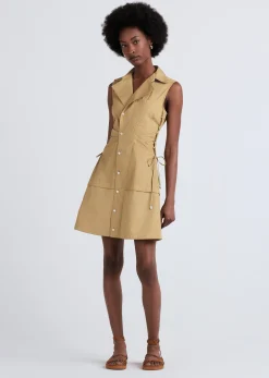 Women Derek Lam Dresses & Skirts<Serena Lace Up Shirt Dress