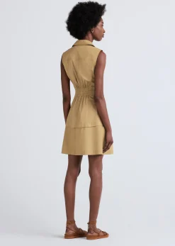 Women Derek Lam Dresses & Skirts<Serena Lace Up Shirt Dress