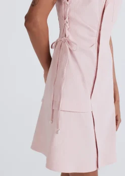 Women Derek Lam Dresses & Skirts<Serena Lace Up Shirt Dress