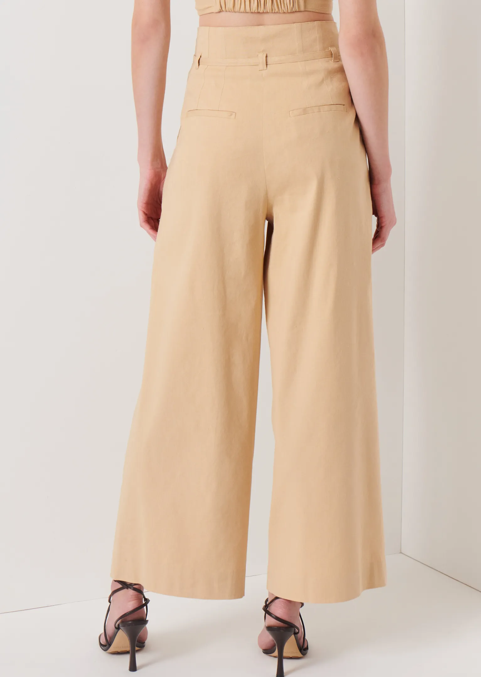 Women Derek Lam Pants & Shorts<Sergio High Waist Wide Leg Pants