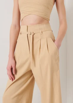 Women Derek Lam Pants & Shorts<Sergio High Waist Wide Leg Pants