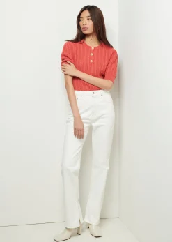 Women Derek Lam Sweaters<Shea Puff Sleeve Top