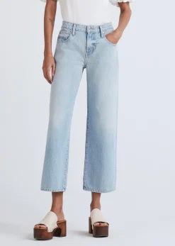 Women Derek Lam Pants & Shorts<Sofia Mid Rise Relaxed Straight