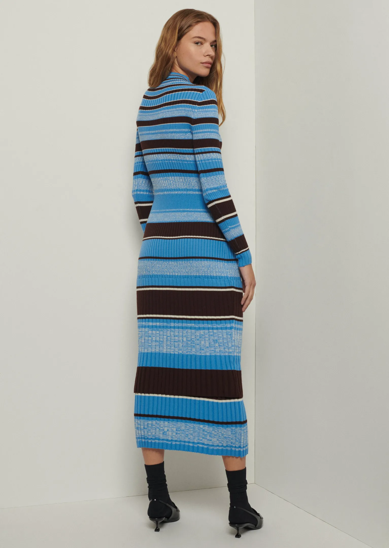 Women Derek Lam Dresses & Skirts<Taryn Zip Turtleneck Dress