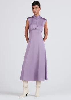 Women Derek Lam Dresses & Skirts<Tate Sleeveless Mock Neck Dress