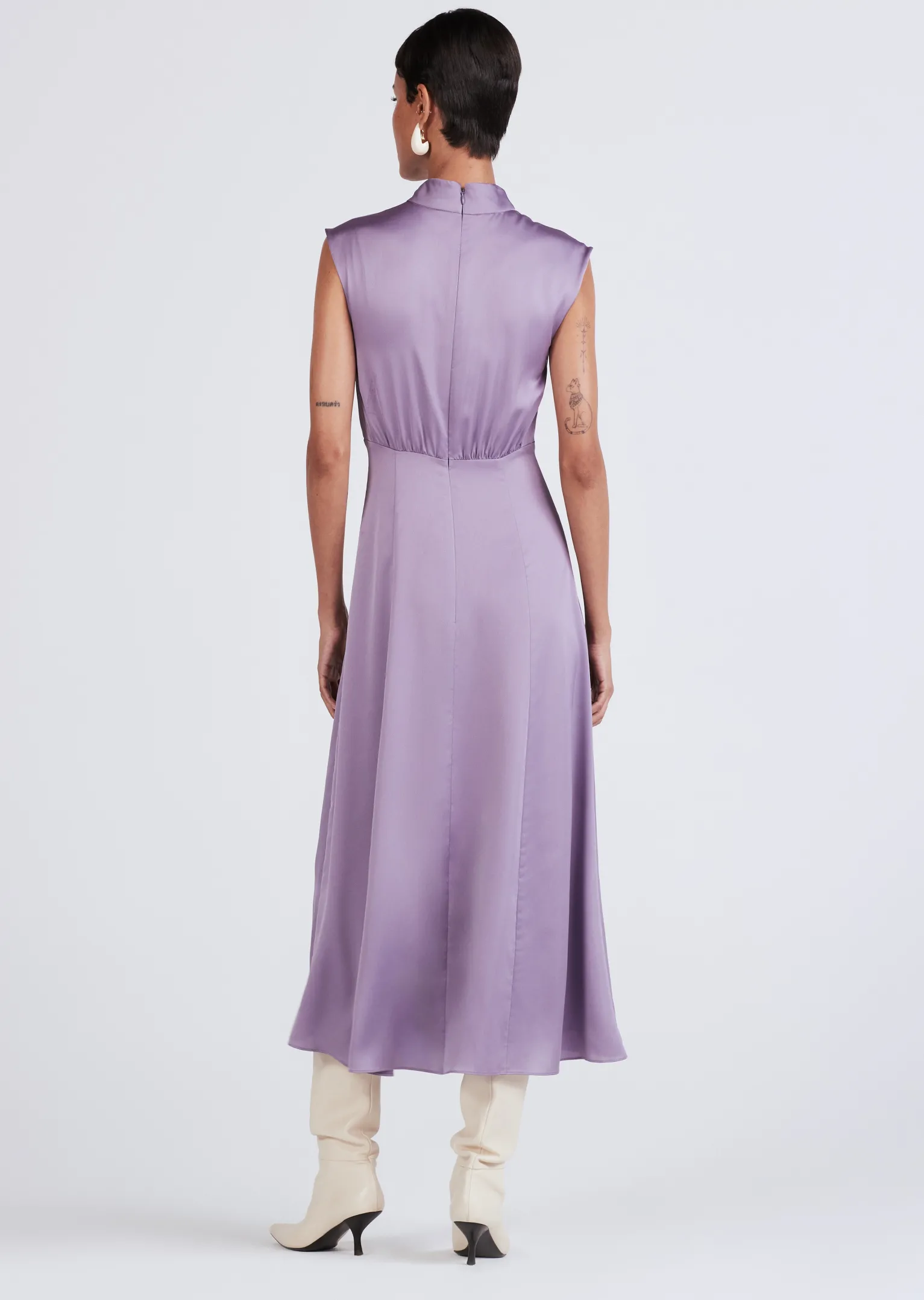 Women Derek Lam Dresses & Skirts<Tate Sleeveless Mock Neck Dress