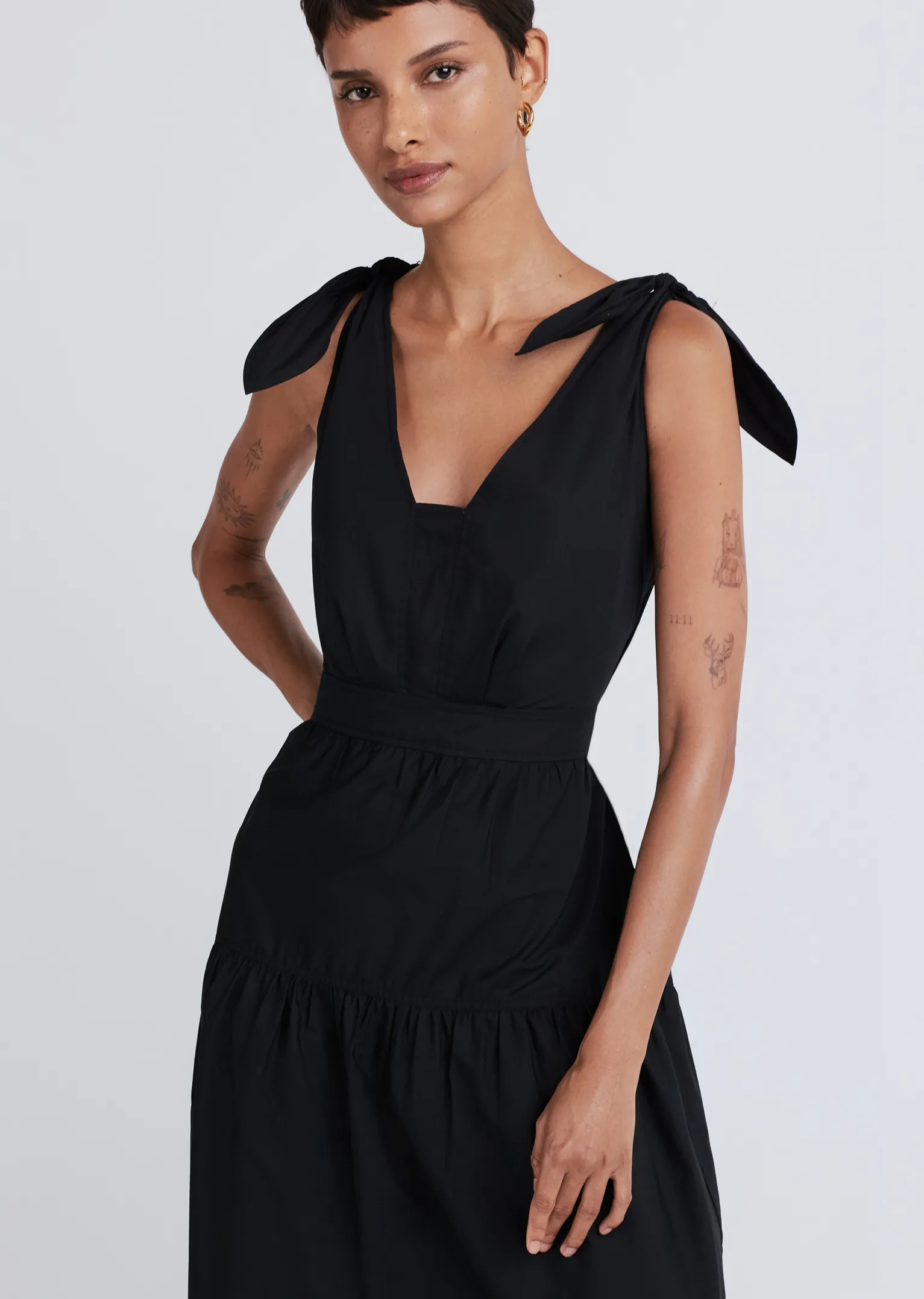 Women Derek Lam Dresses & Skirts<Timothea Shoulder Tie Dress