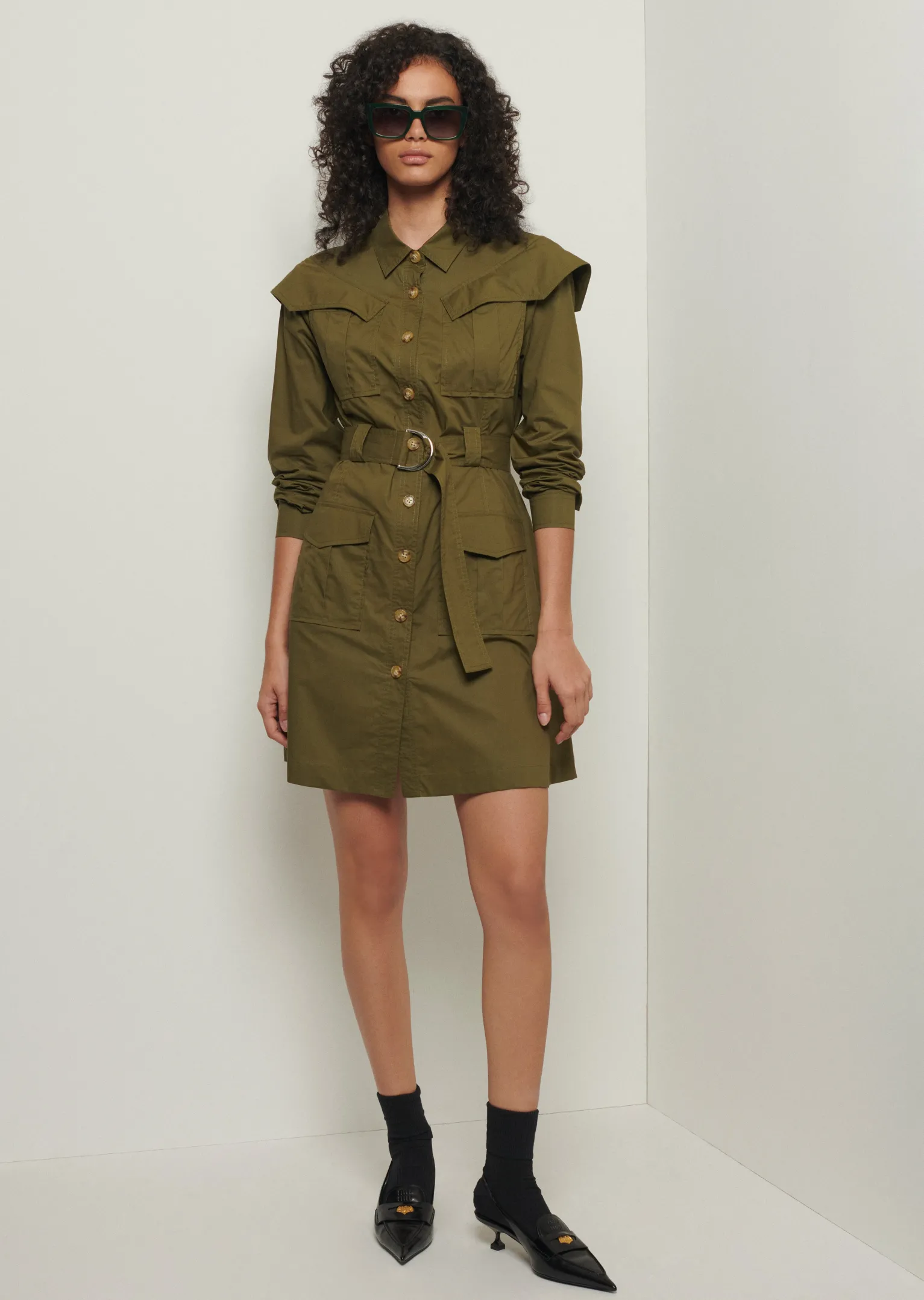 Women Derek Lam Dresses & Skirts<Verity Utility Shirt Dress