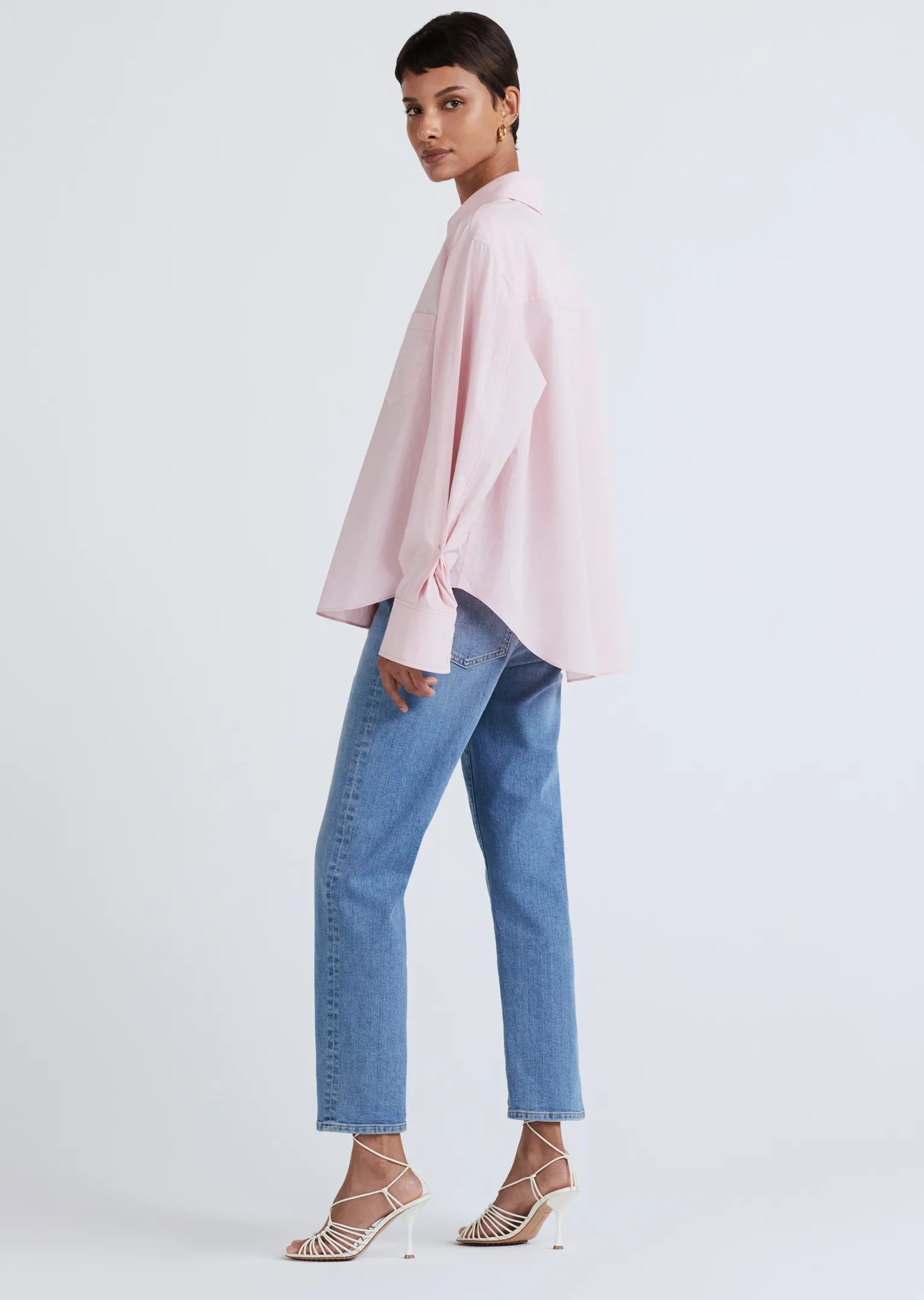 Women Derek Lam Essentials<Wesley Button Front Shirt