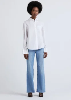 Women Derek Lam Essentials<Wesley Button Front Shirt
