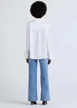 Women Derek Lam Essentials<Wesley Button Front Shirt