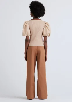 Women Derek Lam Tops<Willa Balloon Sleeve Scoop Neck Top