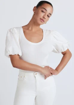 Women Derek Lam Tops<Willa Balloon Sleeve Scoop Neck Top