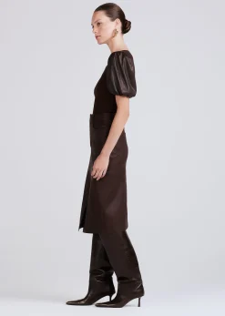 Women Derek Lam Tops<Willa Contrast Balloon Sleeve Top